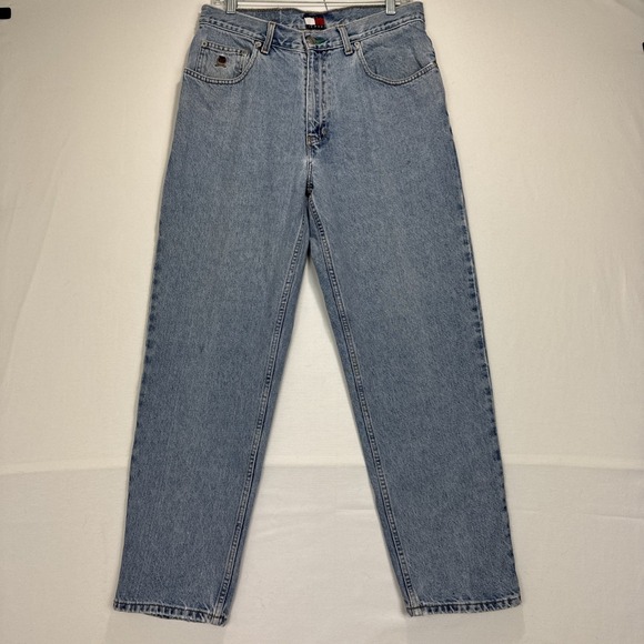 Tommy Hilfiger Other - VTG 90s Tommy Hilfiger Jeans 32x29 Baggy Relaxed‎ Blue Med Wash Denim Y2K